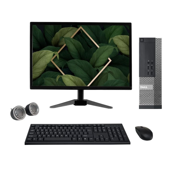 (Refurbished)Dell OptiPlex 19" HD All-in-One Desktop Computer Set (Intel i5 3rd Gen| 8 GB RAM| 256 GB SSD| 19" HD LED Monitor| Wireless KB & Mouse| Speakers| WiFi| Windows 10 Pro| MS Office)
