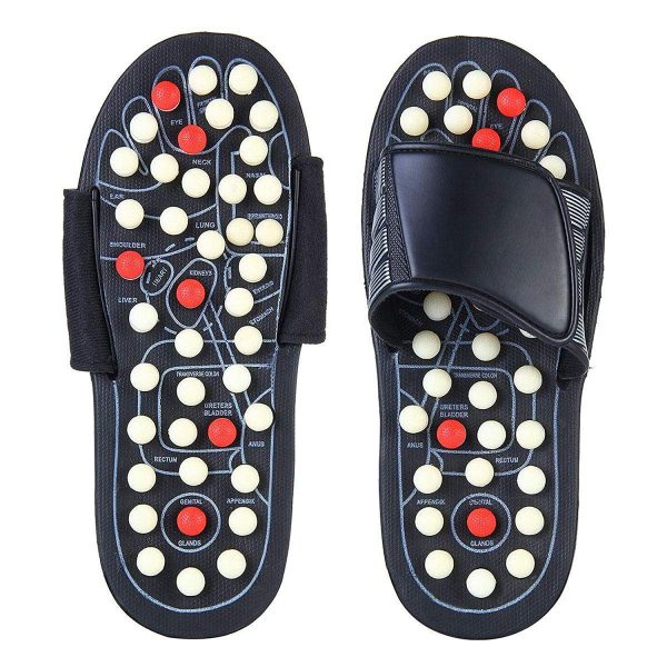 HUSB Spring Acupressure and Magnetic Therapy Accu Paduka Slippers for Full Body Blood Circulation Natural Slippers For Men and Women (Unisex) (Size 5, 6, 7, 8, 9, 10)