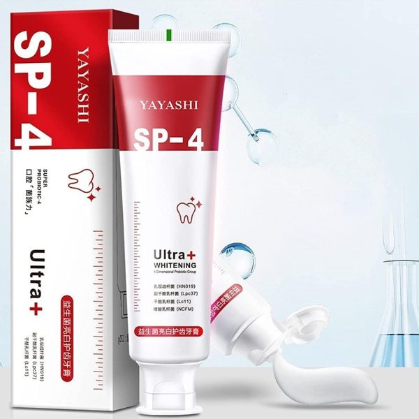 Sp-4 ToothpasteSP-4 Brightening & Stain Removing Toothpaste | Fresh Breath Whitening Toothpaste | 30 gm (PACK OF 1)