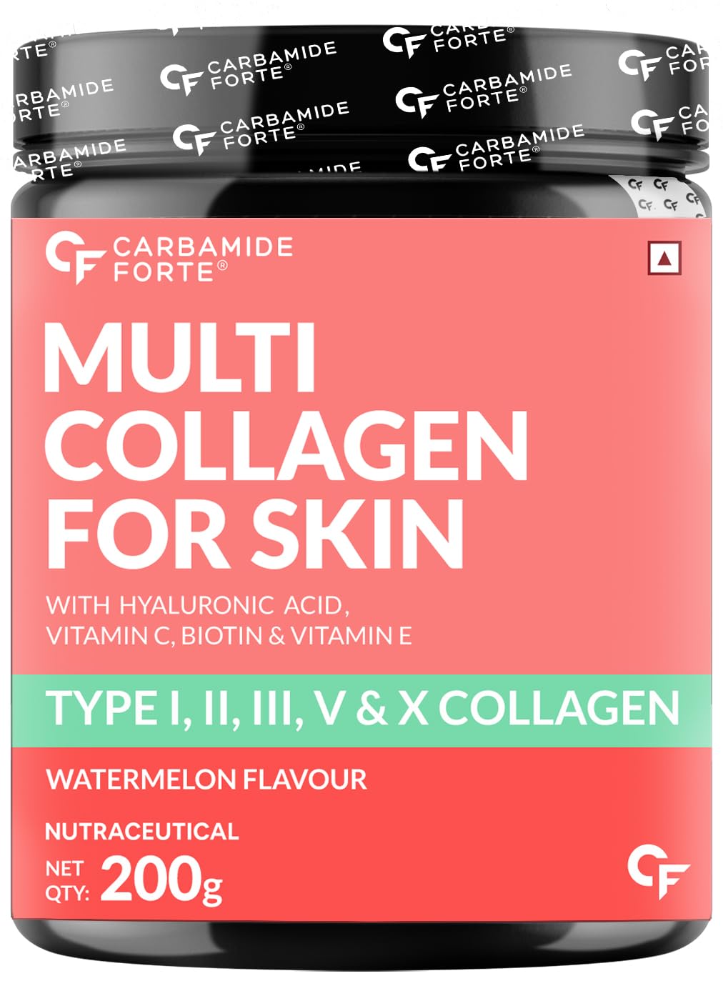 Carbamide Forte Hydrolyzed Multi Collagen Powder With Marine Collagen, All 5 Types of Collagen Peptides Included – TYPE I, II, III, V, X Collagen Supplements for Women & Men, Watermelon Flavor – 200g Carbamide Forte Hydrolyzed Multi Collagen Powder With Marine Collagen, All 5 Types of Collagen Peptides Included – TYPE I, II, III, V, X Collagen Supplements for Women & Men, Watermelon Flavor – 200g