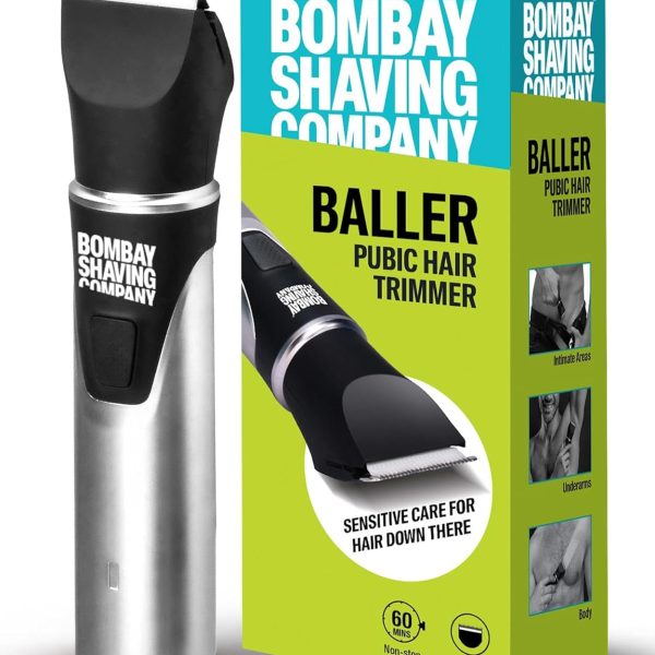 Bombay Shaving Company Balls Trimmer For Men | Pubic Hair Trimmer and Body Groomer for Men | Private Part Trimmer Men | Waterproof (IPX6)| BALLER (New Model)