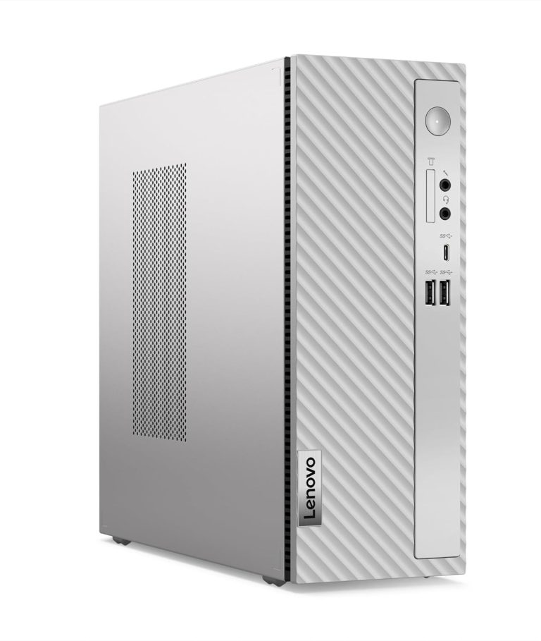 Lenovo IdeaCentre 3 Desktop (14th Gen Intel Core i3 14100/8GB/512GB SSD/Interated UHD Graphics 730/WiFi 6/Bluetooth 5.1/Win 11 /Office 2021/USB Calliope Keyboard & Mouse/Cloud Grey), 90VT0061IN