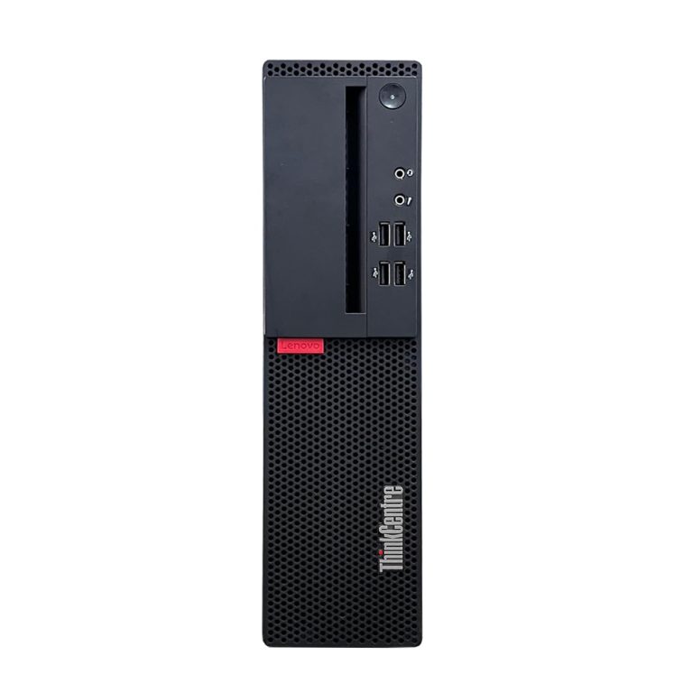 (Refurbished) Lenovo ThinkCentre M715s Desktop Computer PC (7th Gen AMD Pro A12, 8 GB DDR4 RAM, 256 GB SSD, Windows 10 Pro, MS Office, AMD Radeon Graphics, USB, VGA), Black