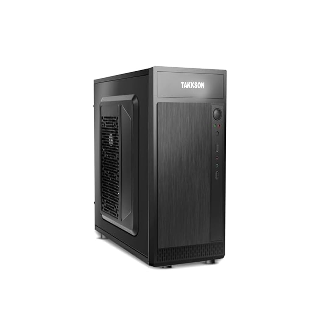 TAKKSON Computer CPU i581205 Desktop PC (Core i5-2400/8 GB RAM/ 120 GB SSD / 500 GB HDD/HD Graphics 2000/ HDMI/VGA/Ethernet/WiFi/Operating System Win-10) Basic Software Installed (Black) TAKKSON Computer CPU i581205 Desktop PC (Core i5-2400/8 GB RAM/ 120 GB SSD / 500 GB HDD/HD Graphics 2000/ HDMI/VGA/Ethernet/WiFi/Operating System Win-10) Basic Software Installed (Black)