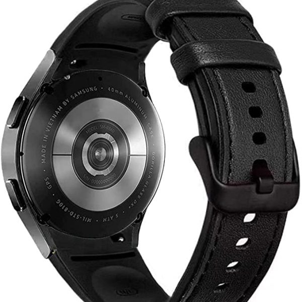 Hybrid Rubber Leather Watch Strap