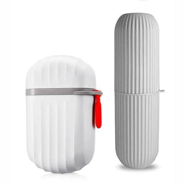 1 Pcs Travel Soap Case 1 Pcs Toothbrush